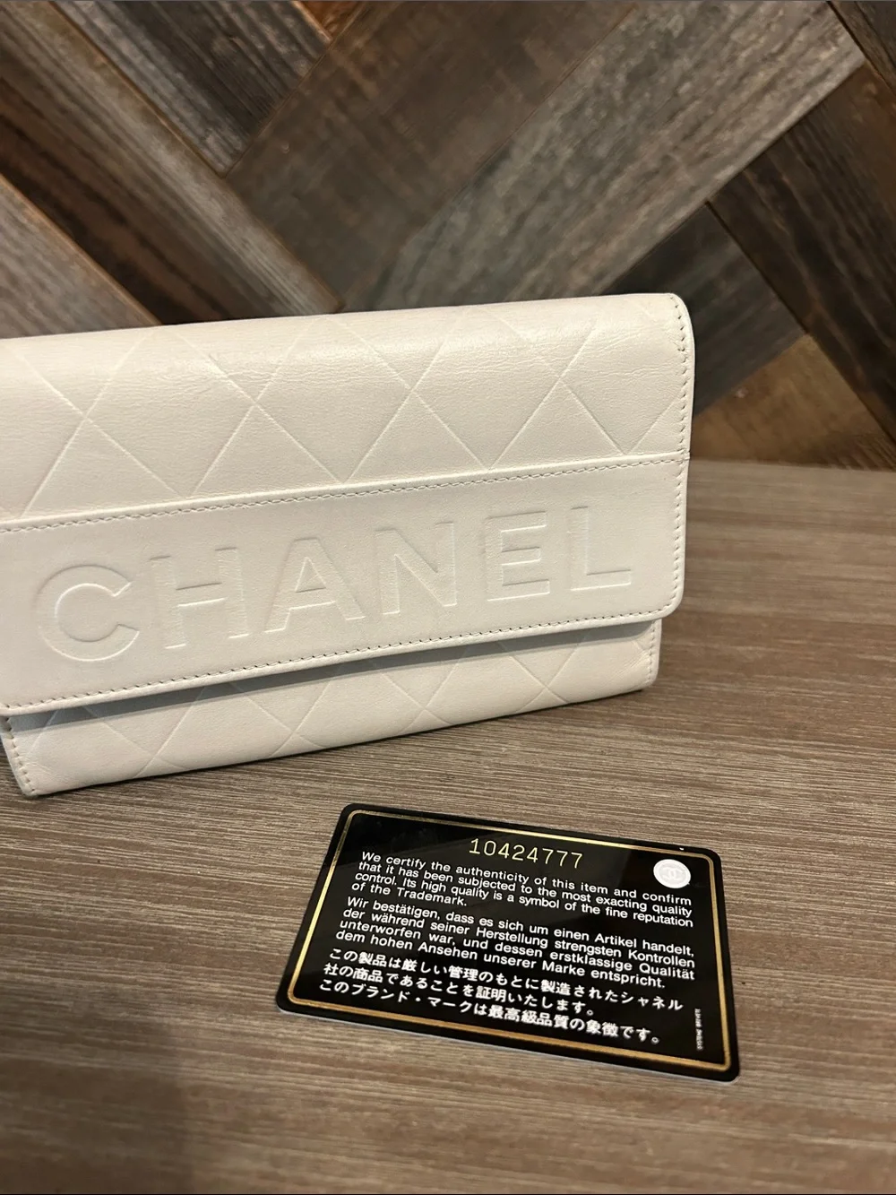 Vintage Chanel Bifold Wallet